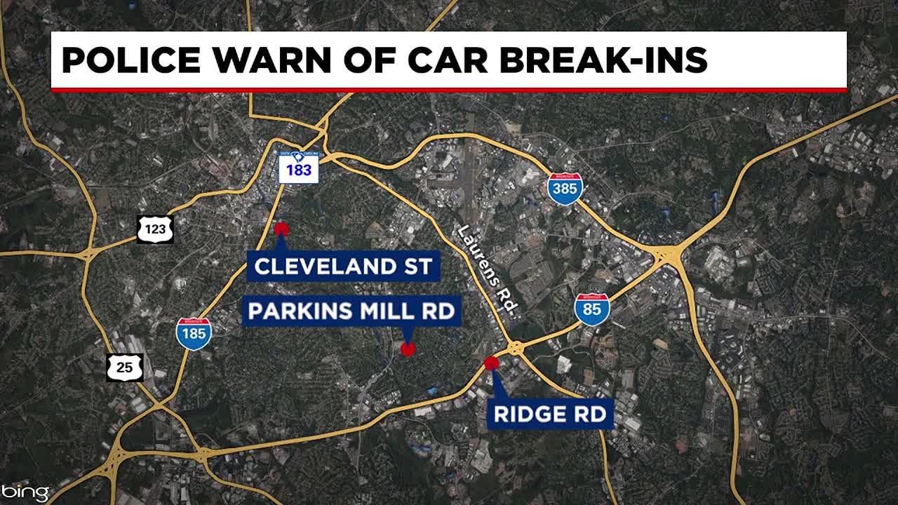 Greenville Police investigating string of car break-ins - YouTube