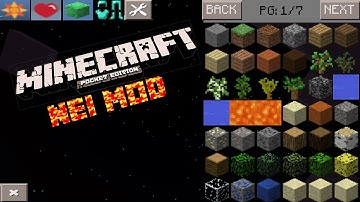 [0.11.1]Minecraft PE Mod Showcase #1 | Not Enough Items Mod