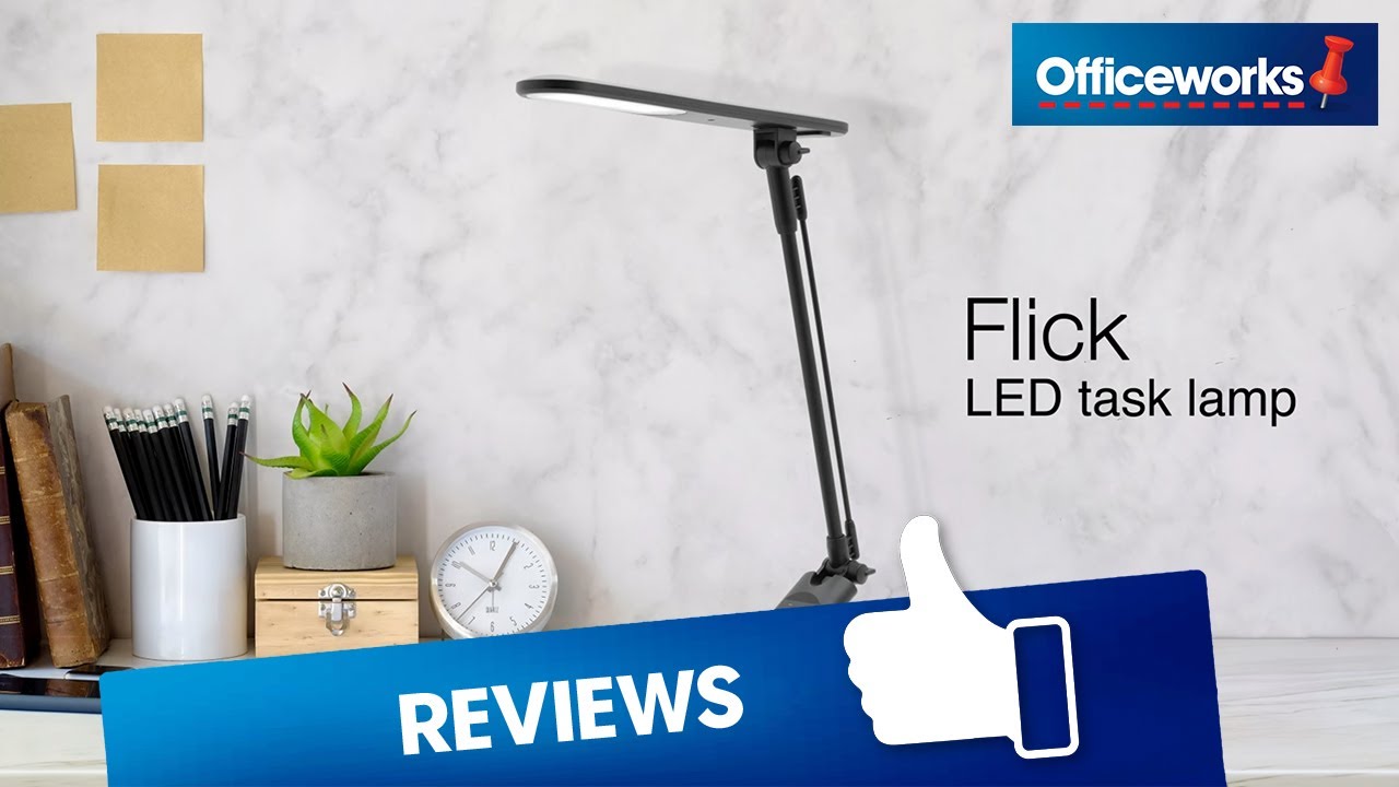 Flick Led Desk Lamp With Usb Charging, Table Lamp Officeworks