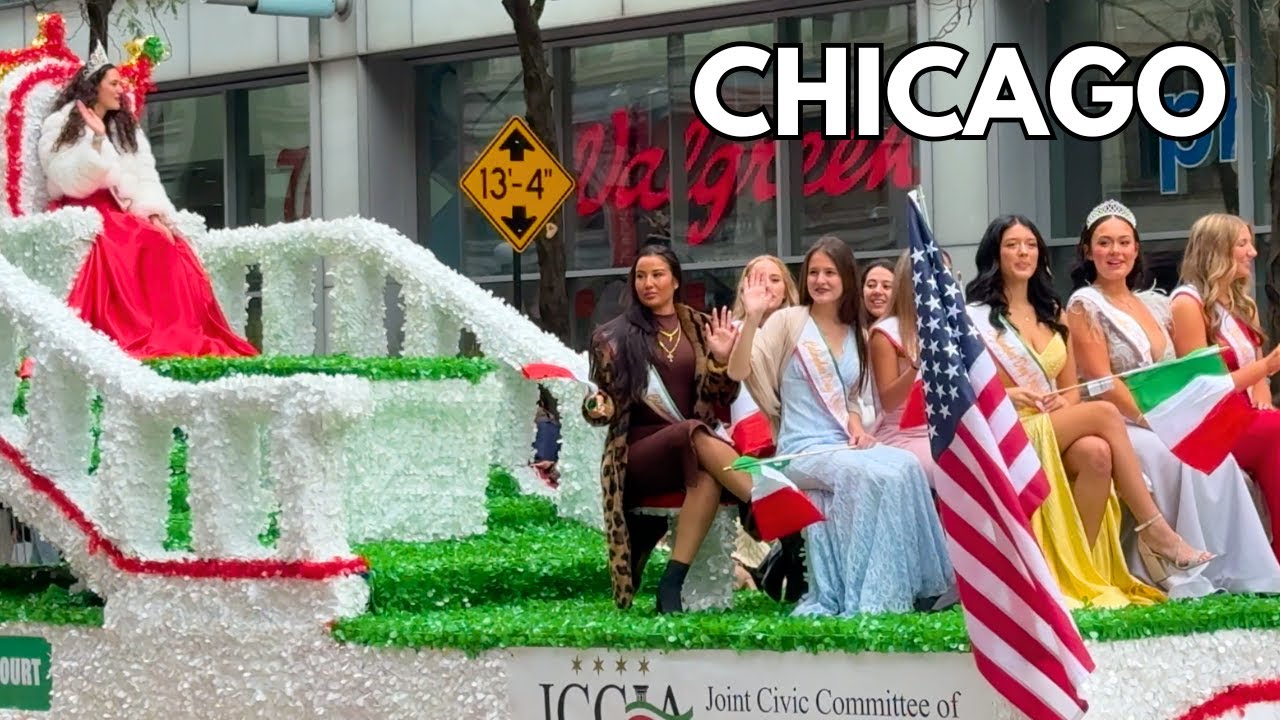 Chicago Columbus Day Parade 2024 (Full Video) 4k 60fps HDR