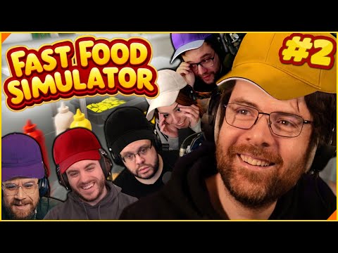 FAST FOOD SIMULATOR #2 ft. Zerator, MV, Antoine Daniel, Mynthos & AngleDroit ! (Best-of Twitch)