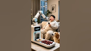 Robotic Arm Feeds Me And My Golden Retriever Cherries