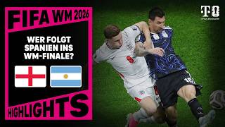 England vs. Argentina, Highlights with live commentary | FIFA World Cup 2026 | MAGENTA TV