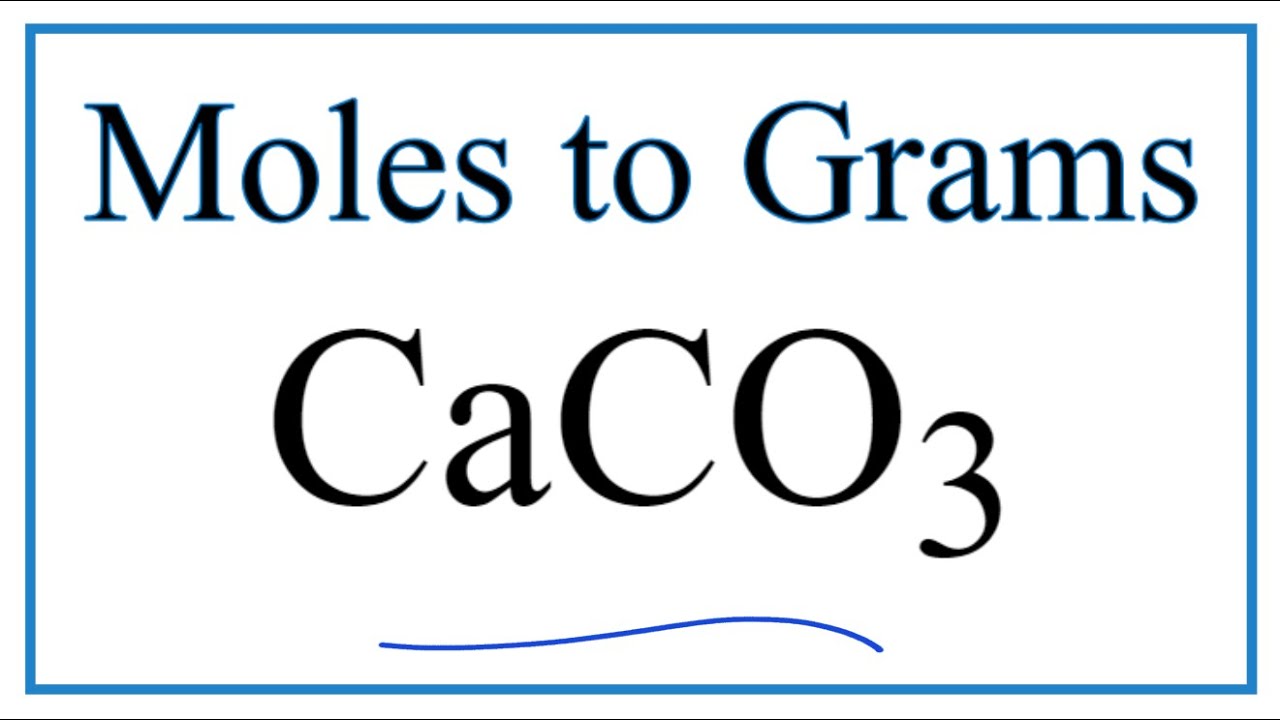 How Many Grams Are In 5.66 Mol Of Caco3