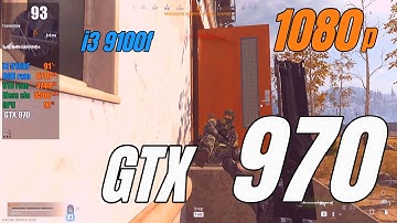 Call of Duty: Warzone / GTX 970 / i3 9100f / 1080p / Safe Mode :)