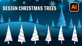 How to Design Christmas Trees in Adobe Illustrator