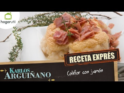 Receta Exprés: Coliflor con jamón