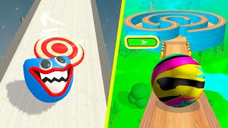 Going Balls Reverse (Portal Run) 🆚 Action Balls (Ring Portal Race)⚽SpeedRun Update Gameplay (Part 8) screenshot 5