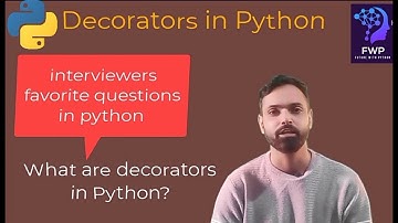 Decorator in python|Most Asked Question in Interview