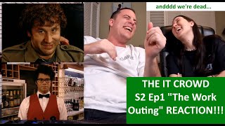 Americans React to THE IT CROWD The Work Outing Season 2 Episode 1 REACTION