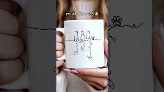 Dog Line Art Gift For Dog Lovers | Personalized Mug