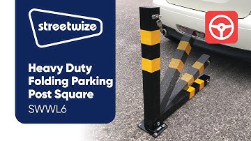 Heavy Duty Folding Parking Post Square - SWWL6