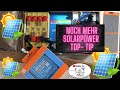 Autark per Solar- Lithium- Kraftwerk Teil 2, jetzt noch mehr Solar- Power Vorsicht! Strom = Fachmann