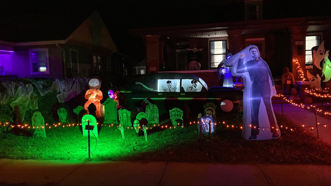 Halloween Yard Display 2023 10/15/23 YouTube