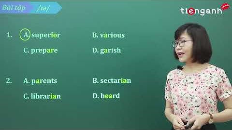 Phát âm Tiếng Anh chuẩn - Unit 20: Nguyên âm đôi /ɪə/