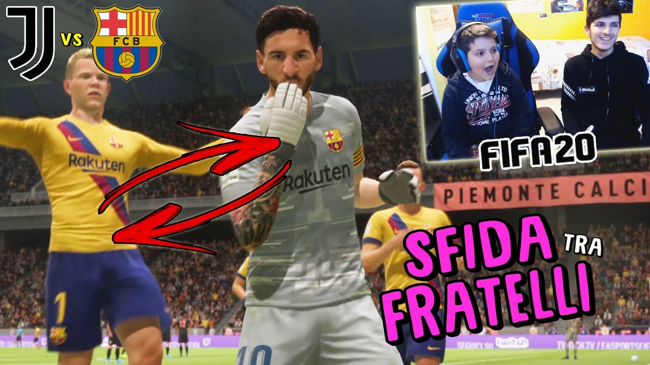 JUVE vs BARÇA - RUOLI INVERTITI CHALLENGE!! - Fifa 20 - YouTube