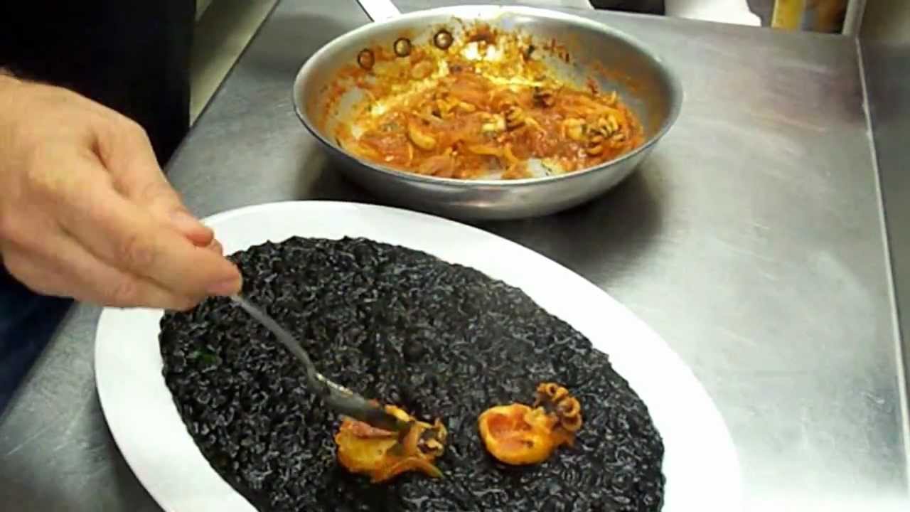 Squid Ink Risotto Calamari Recipe | Deporecipe.co