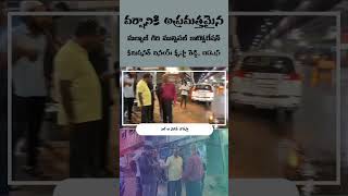 Night inspection at LB Nagar Cross Road. Measures initiated to divert rainwater into SW drains.