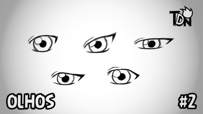 Como Desenhar Olhos de Anime Parte 02