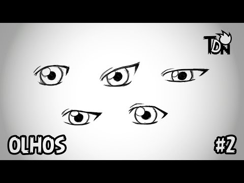 Como desenhar olhos de anime - Para iniciantes