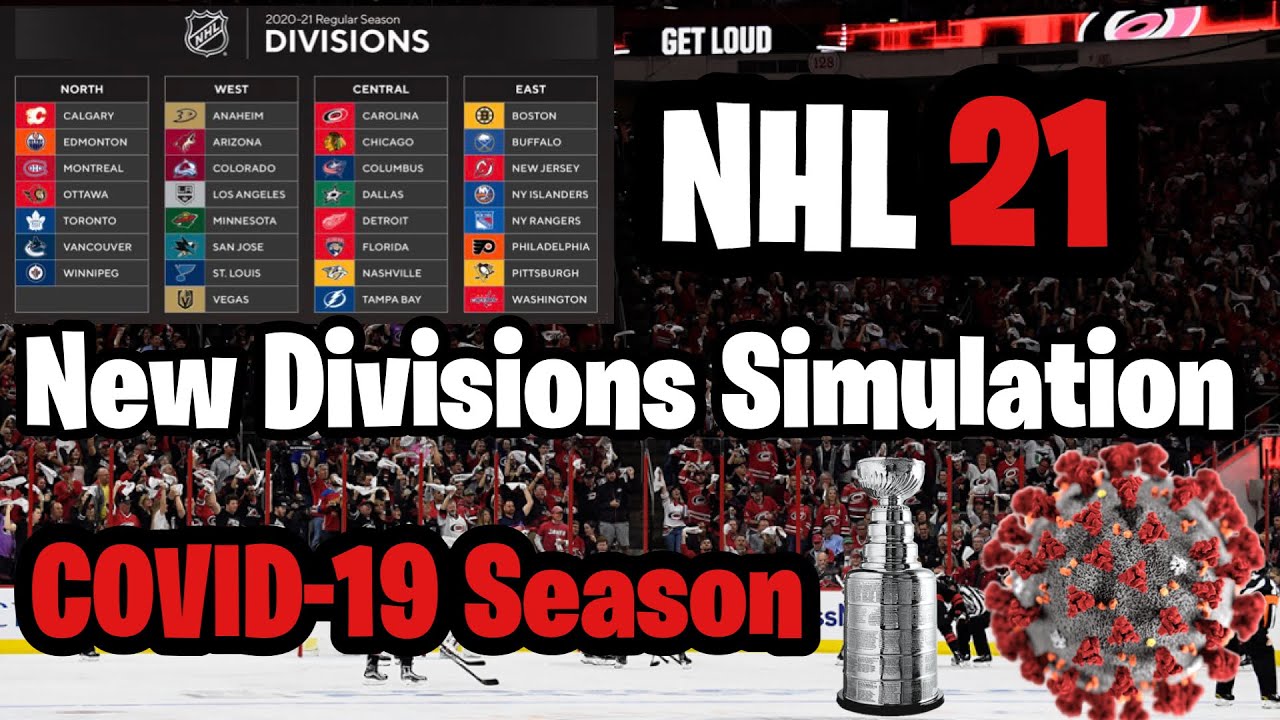 NHL 2021 NEW DIVSIONS SEASON SIMULATION | CANADA WINS THE CUP???