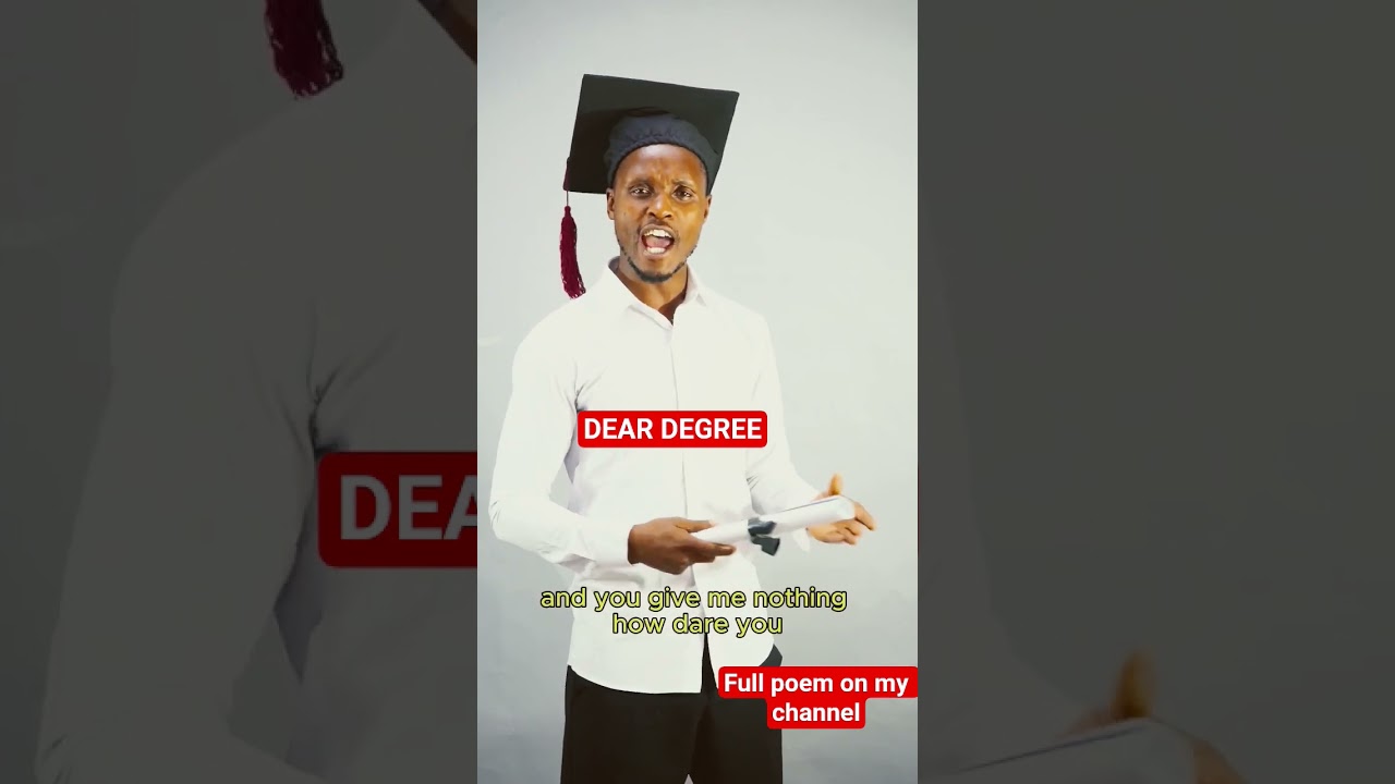 DEAR DEGREE....