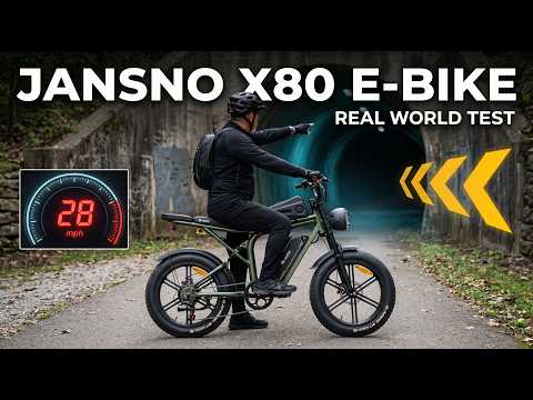Jansno X80 Review | Can This 750W Fat Tire E-Bike Handle Urban
