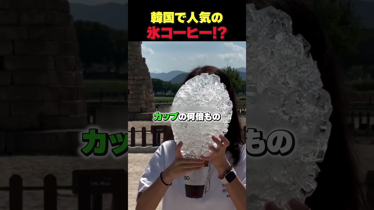 韓国で人気の氷コーヒー！？