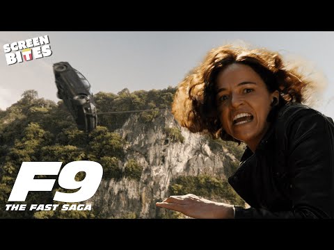 The Car Rope Swing | F9: The Fast Saga (2021) | Screen Bites