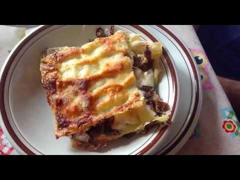 Ricette - Lasagne vegetariane al radicchio