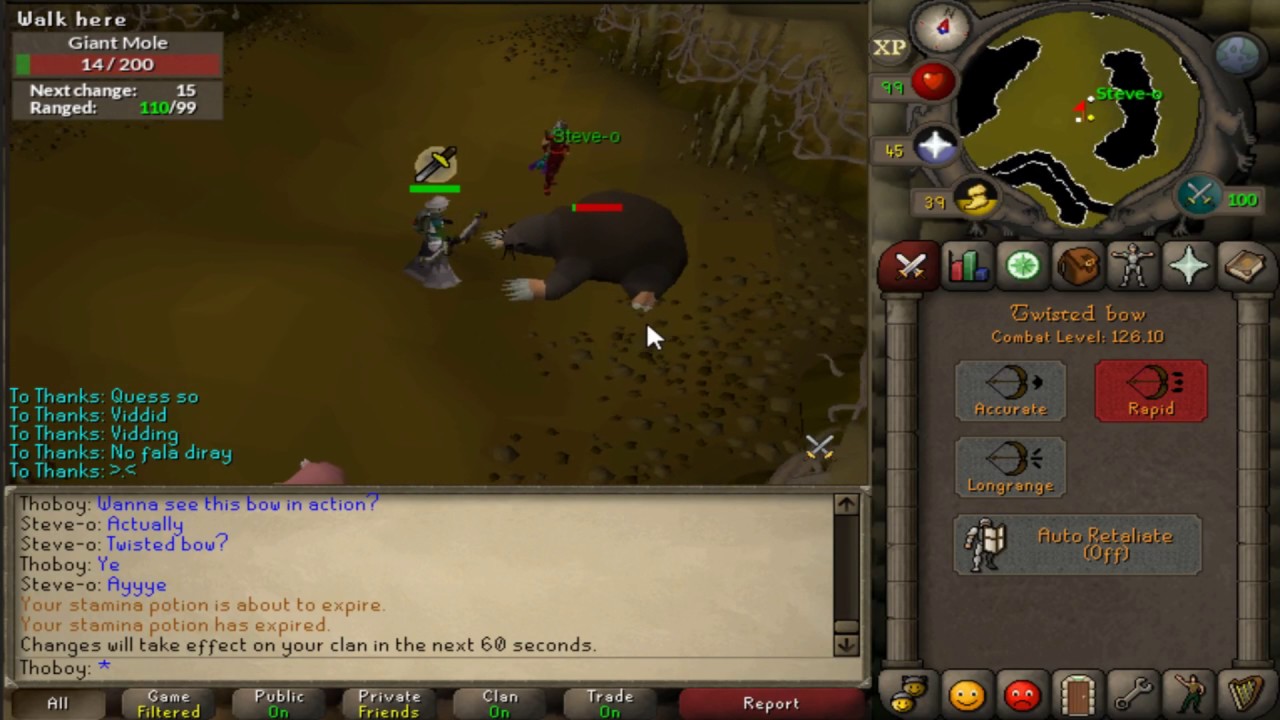 Twisted bow Vs Giant mole! Super good!