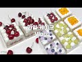 👩🏻‍🍳과일 듬뿍 생크림 보틀 케이크 만들기 | 레시피 O | 애플망고, 멜론, 체리, 블루베리 생크림 케이크 | Fruit bottle cake