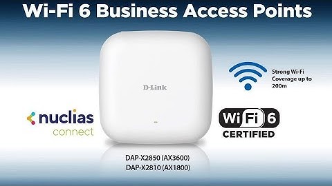 Nuclias Connect WiFi 6 DAP-X2810 AX1800 , DAP-X2850 AX3600