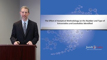 The Effect of Analytical Methodology on the Number & Type of Extractables & Leachables Identified.