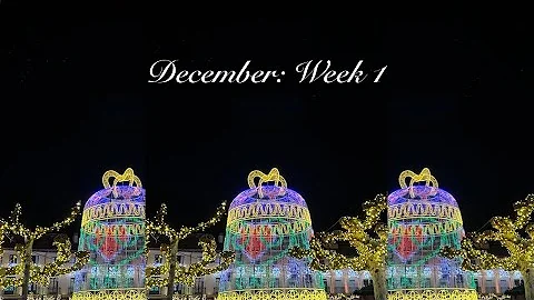 Vlogmas week 1: Christmas decor, weekend go away and Christmas markets in Spain