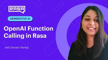 OpenAI  Function Calling in Rasa