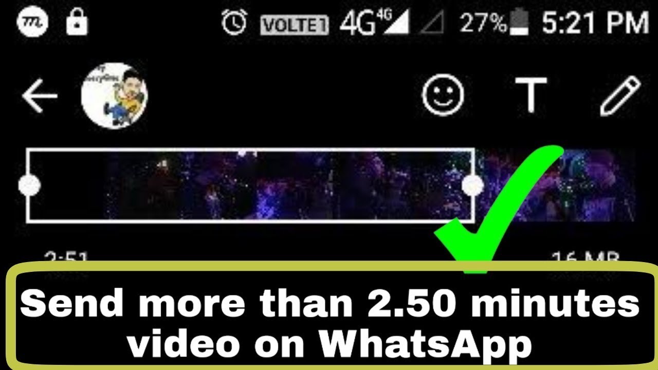 How to send long video on whatsapp