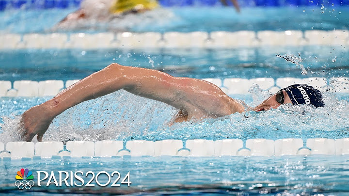 Lukas Maertens NEARLY breaks 15-year-old WR in men's 400m freestyle | Paris Olympics | NBC Sports
