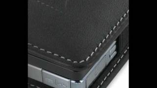 PDair Leather Case for Sharp HYBRID W-ZERO3(WS027SH) - Vertical Pouch Type (Black)