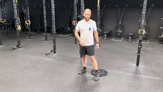 Heel Elevated Cossack Squat