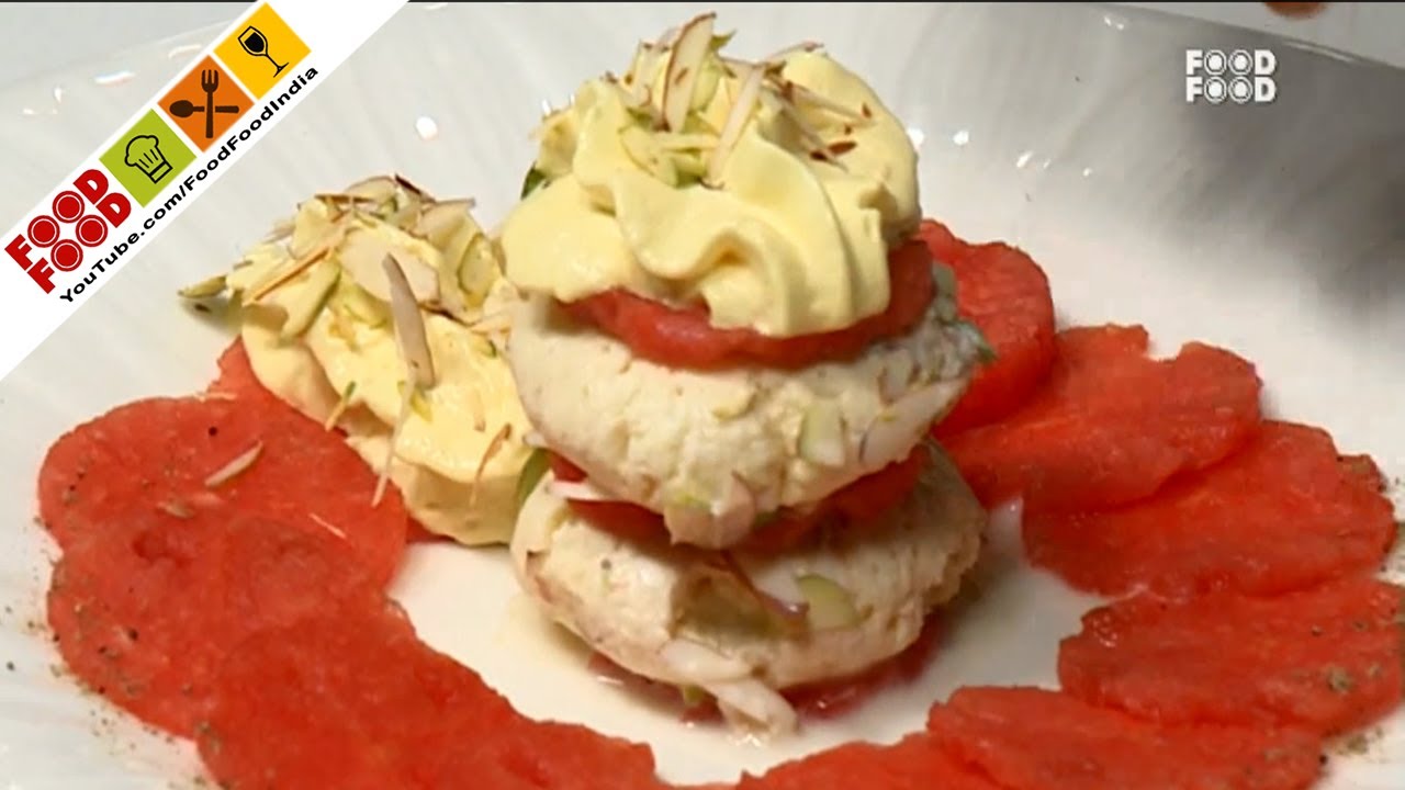 Kesar Rasmalai With Watermelon Carpaccio And Rabadi Foam - Style Chef | FoodFood