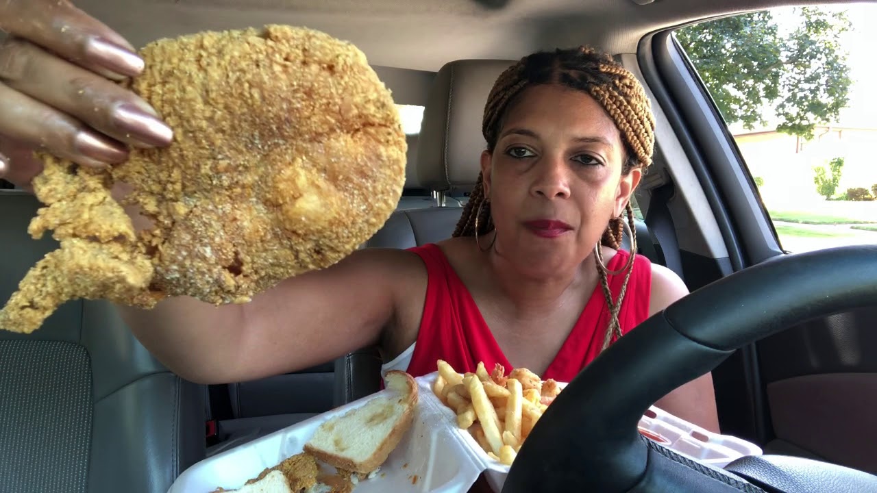 JJ Fish & Chicken CATFISH FRIDAY MUKBANG YouTube