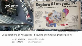 MRMCD2024 A Practical Approach to Generative AI Security