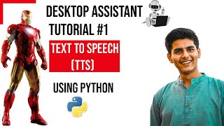 Jarvis ai desktop Assistant using python (Part1) || iron man Jarvis ai in python|| python ai project