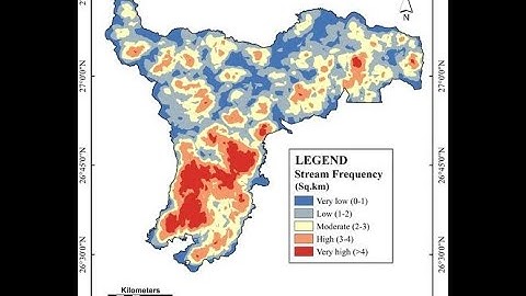 Stream Frequency Mapping in ArcGIS || Drainage Frequency || @geotechstudio