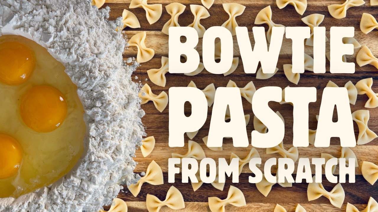 Как приготовить пасту «бантики» с нуля