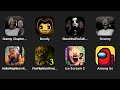 Granny Chapter Two,Bendy,Slendrina The Cell,Granny,Hello Neighbor,FNaF 3,Ice Scream 2,Among Us