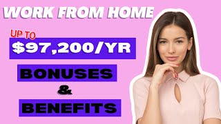 Work from Home | Documentation Specialist | Up to $97,200/YR + Bonuses | Great Benefits | Remote