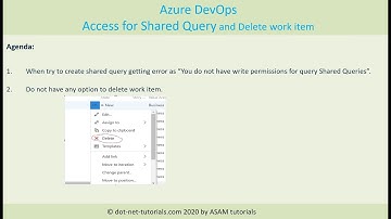 Access for Shared Query and Delete work item option