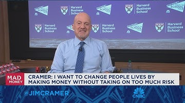 Jim Cramer brings Mad Money to Harvard Business School
